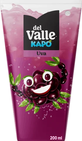 Bebida de Fruta Del Valle Kapo Uva Tetra Pak 200ml