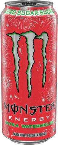 Bebida Energética MONSTER Ultra Watermelon Sem Açúcar 473ml