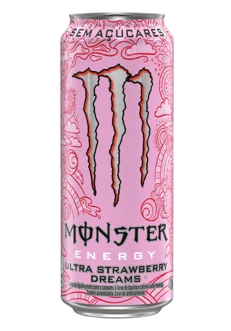 Energético Monster Ultra Strawberry Dreams Sem Açúcar  473ml