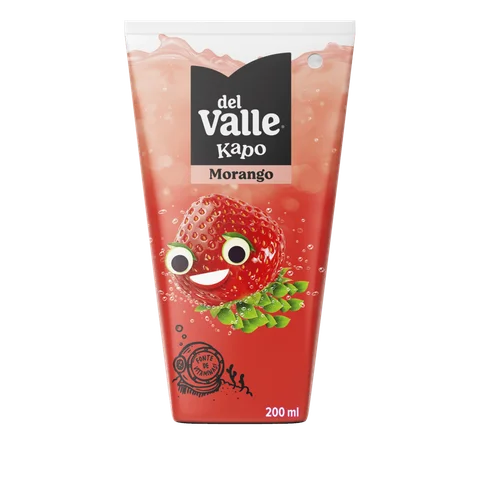 Refresco Adoçado Morango Del Valle Kapo Caixa 200ml