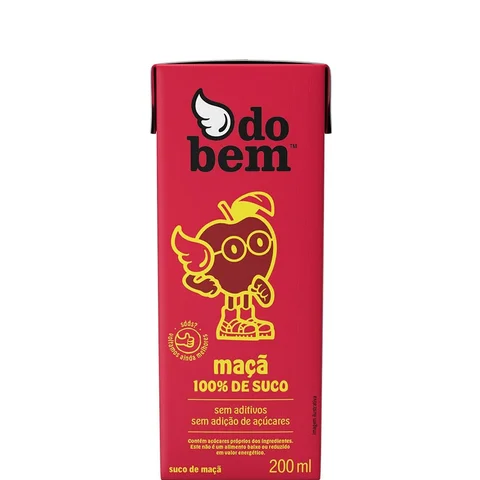 Suco Maçã Do Bem Caixa 200ml