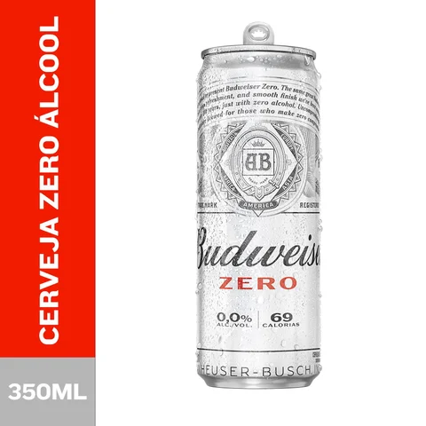 Budweiser Zero · lata 350 ml