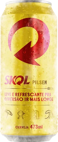 Skol Pilsen · latão 473 ml