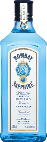 Gin London Dry Bombay Sapphire Garrafa 750ml