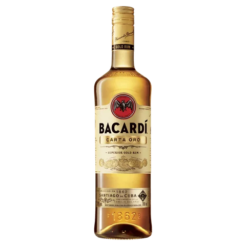 Rum Brasileiro Carta Ouro Bacardí Garrafa 700ml