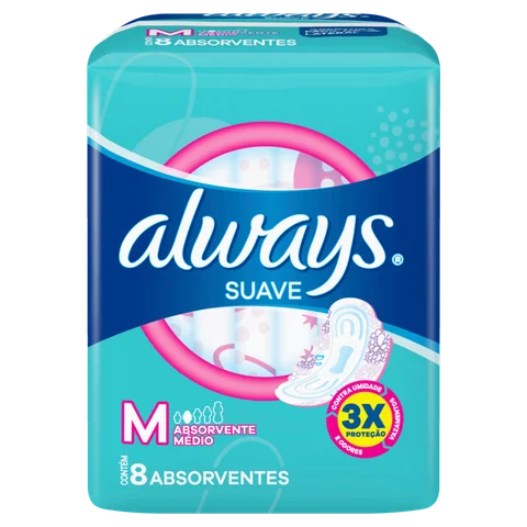 Absorvente · 8 unidades