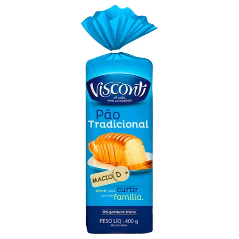 Pão de forma 400 g