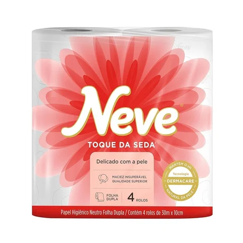 Papel higiênico · 4 rolos